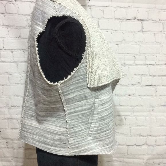 Faux Sherpa Cardigan Front Vest Small - Picture 8 of 15